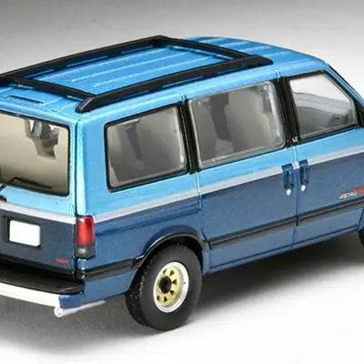 TOMICA TLV 1:64 N325b Chevrolet Astro LT AWD Blue, alloy die-cast miniature simulation car Tide play model, boy toy gift.