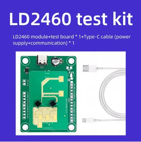 Hi-Link HLK-LD2460 Módulo de radar de seguimiento de trayectoria y presencia humana de alta sensibilidad de 24 GHz | Hogar inteligente, vehículo y hotel