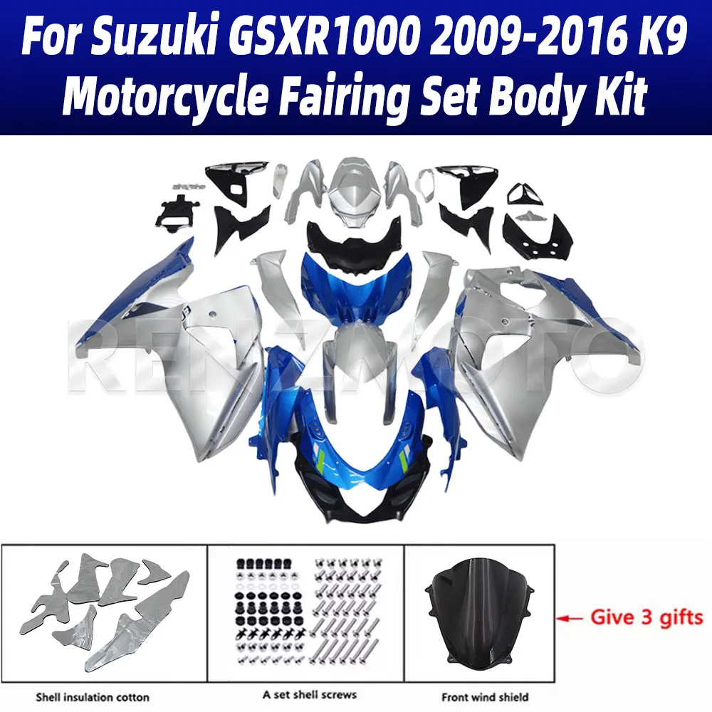 

Motorcycle Set For Suzuki GSX-R1000 2009-2016 K9-K16 Body Kit Fairing Plastic Guard Plate Accessories Shell GSXR-1000 09-16 112a