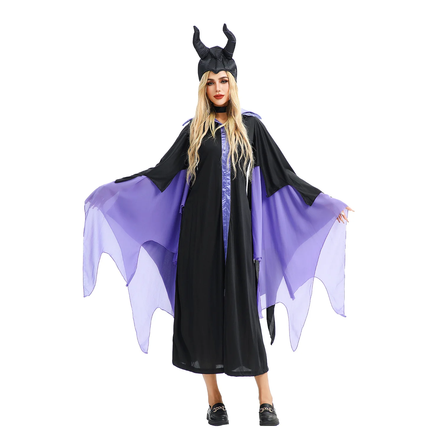 

20.25 Million Halloween Costume Ghost Bride Cosplay Dark Goth Costume Vampire Robe Sleeping Spell Cape
