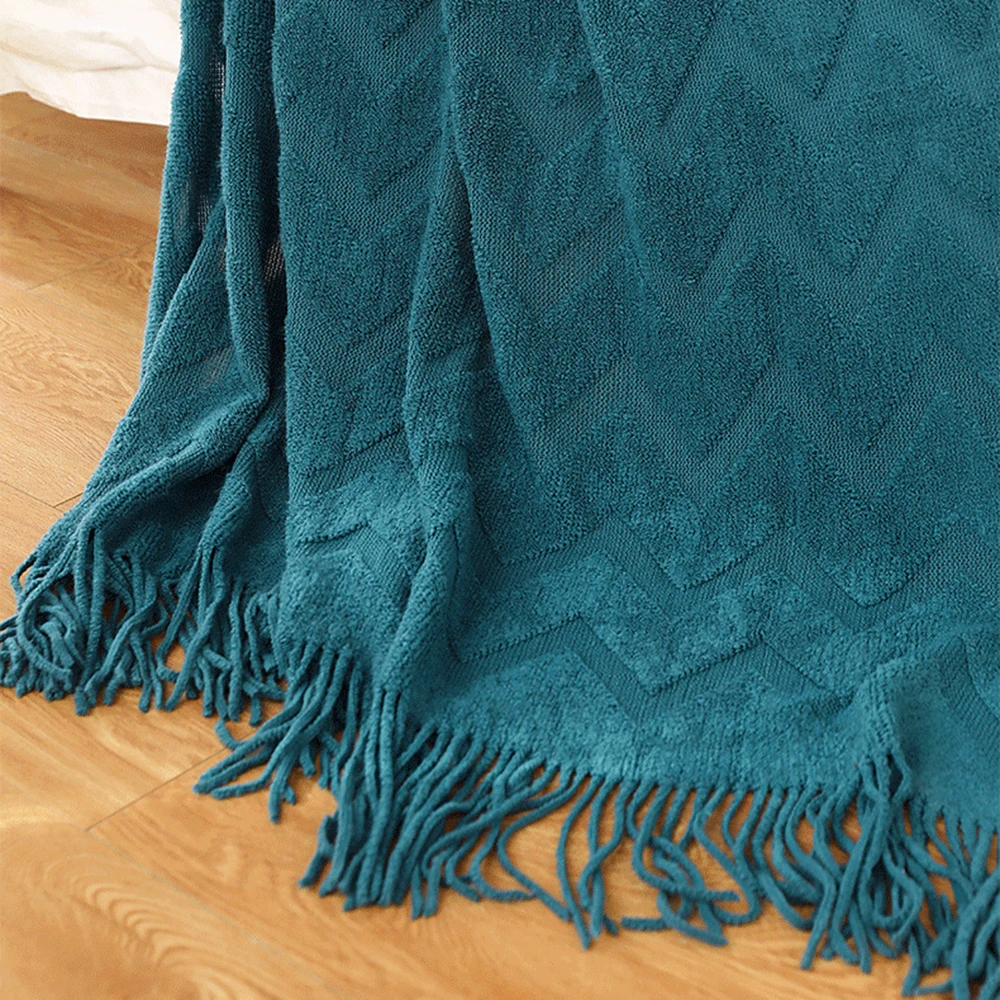 Herringbone Pattern Sofa Throw - Wool Blanket Herringbone ulasan dan harga