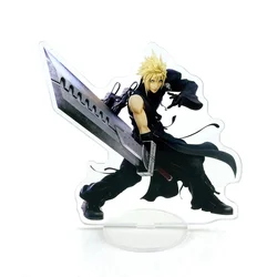 FF7 Cloud Strife battle acrylic stand figure model plate holder cake topper anime