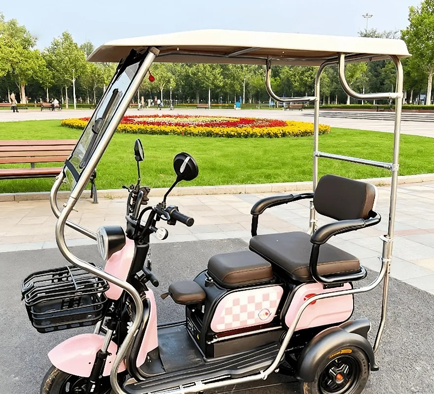 Not Contain Glass! Electric Tricycle Carport Canopy New Sunshade Canopy Anti-stainless Steel Does