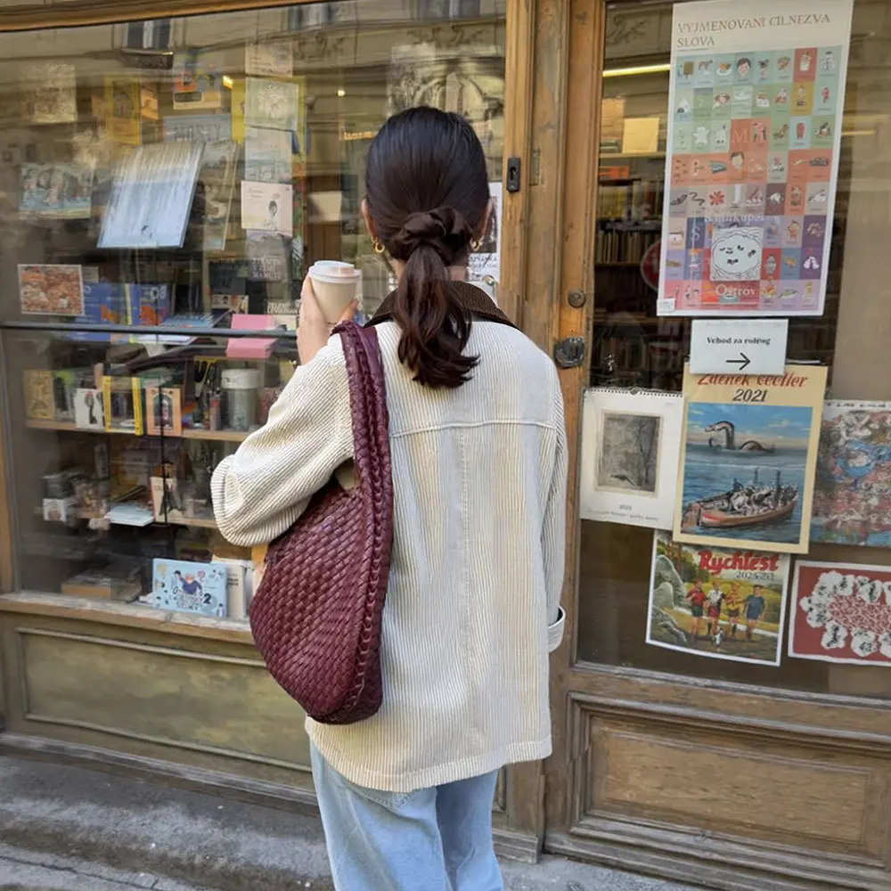 KIDCRKJ Autumn Women Corduroy Coat Color Blocked Single Breasted Big Pockets Jacket For Lady Commuting Versaitle Female Outwear