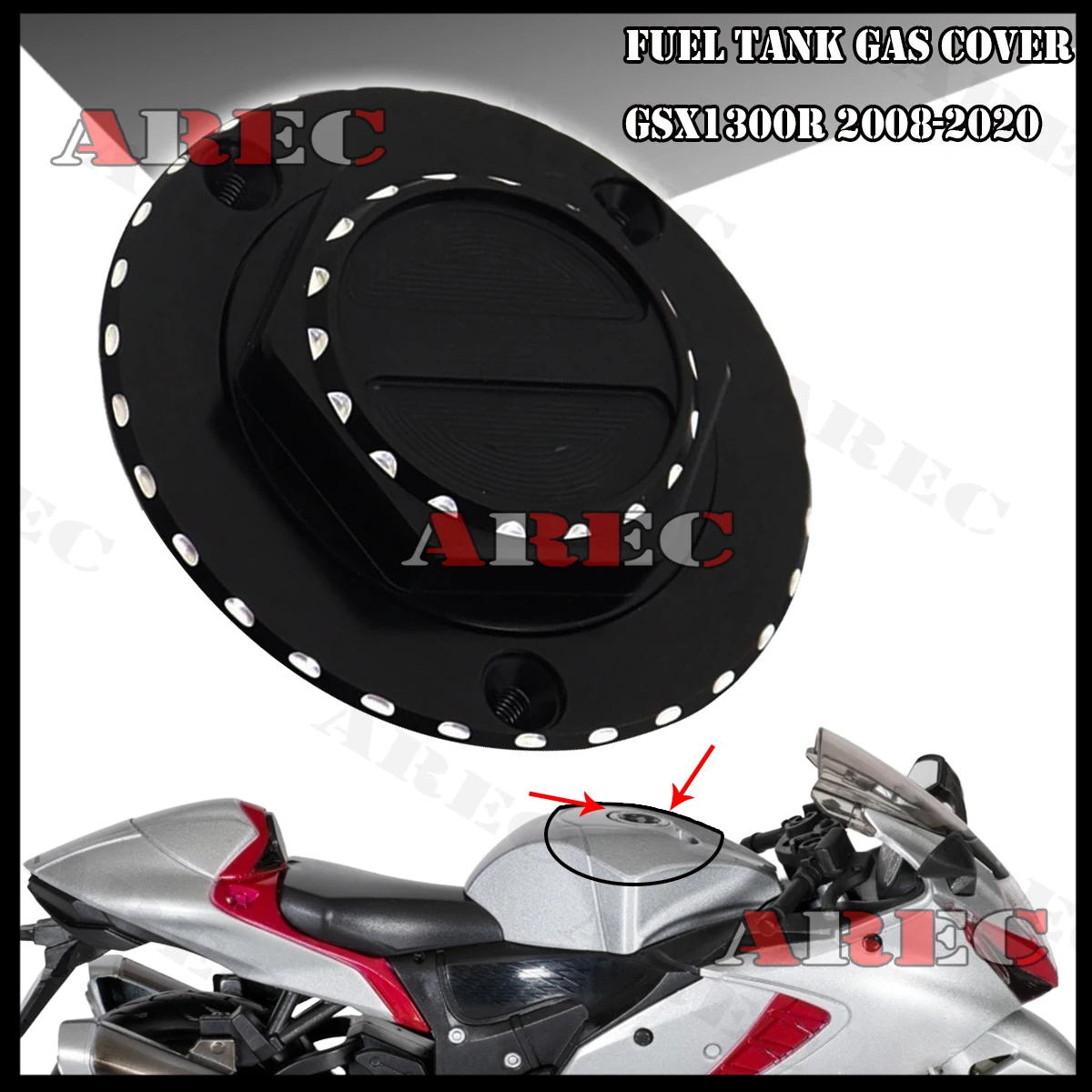 

Крышка топливного бака мотоцикла 3D для Suzuki Hayabusa GSX1300R GSX 1300R 2008-2020, гидравлическая крышка заливной горловины масляного топлива