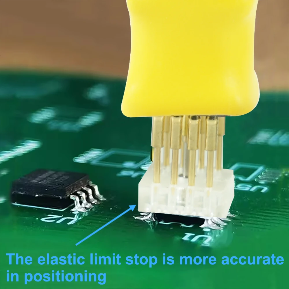 DFN8 QFN8 WSON8 to dip8 Chip EEPROM 93CXX/25CXX/24CXX circuit programming 6x8 6X5 programmer adapter Test Probe  TL866 RT809F