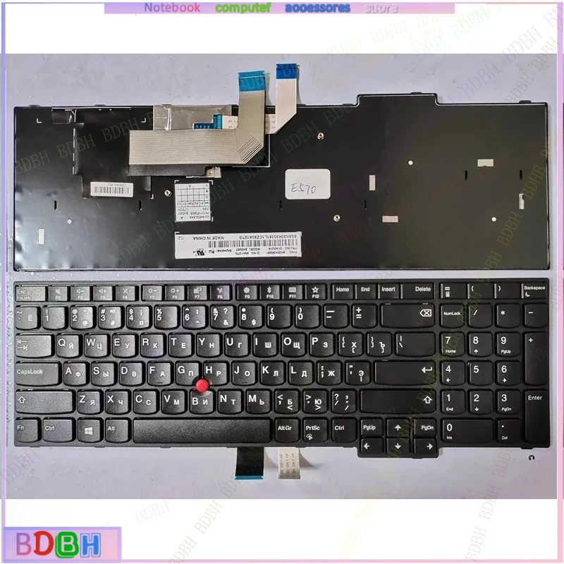 zq US/FR/GR/IT/RU/SP/TR/UK/BR NEW Laptop Keyboard for Lenovo Thinkpad E570 E575 E570C