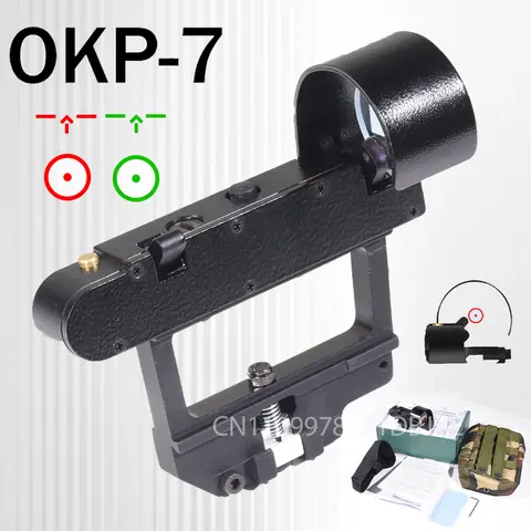 SVD OKP-7 Red Green Dot Arrow ОКП-7 Reflex Sight Hunting MVD Scope Optics Equipment for 20mm Picatinny QR Quick-Release Mount