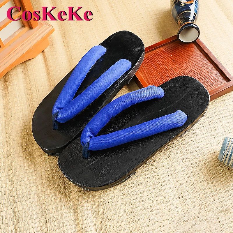 CosKeKe Wanderer/Scaramouche/Arataki Itto Shoes Cosplay Anime Game Genshin Impact Fashion Universal Clogs Role Play Accessories