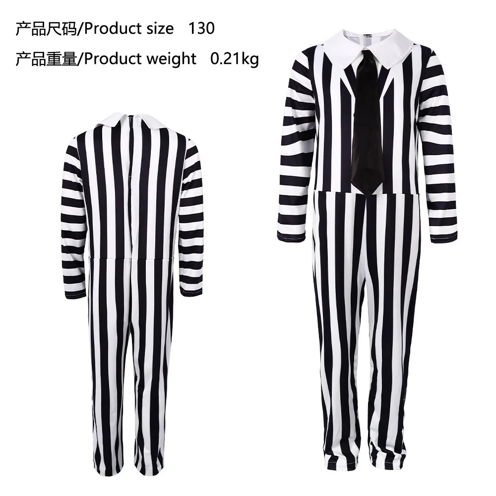 Halloween nuovi vestiti per bambini Costume Cosplay malavita Master B Beetle- Juice Cosplay Boy Set Costume da spettacolo