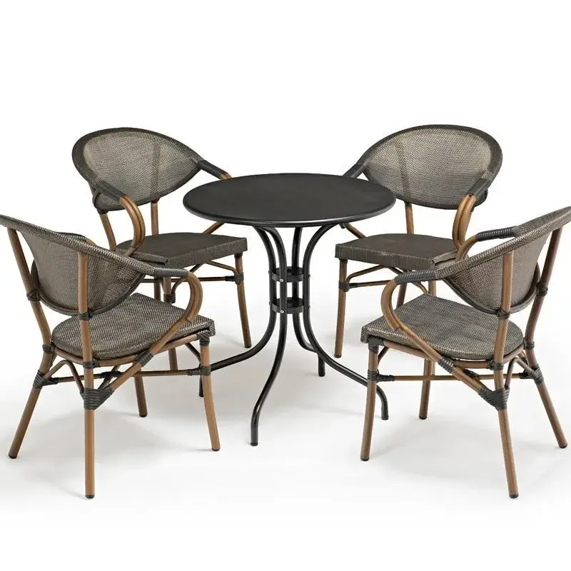 Outdoor table and chair courtyard balcony outside swing rattan chair group