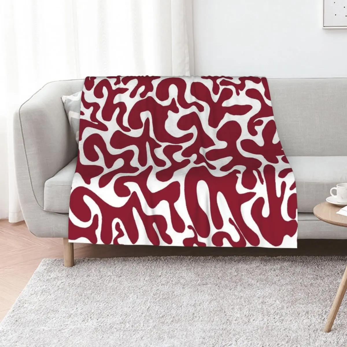 

Figures Maroon Throw Blanket Plaid Bed Blankets For Baby Bed covers Blankets