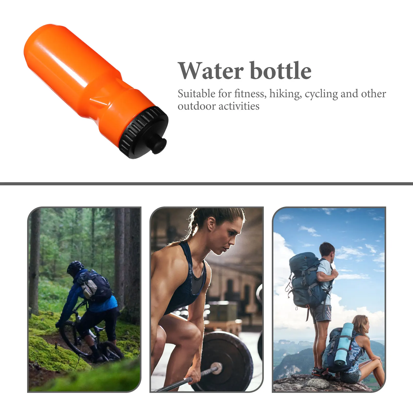 

Squeeze Water Bottle Large Capacity Outdoor Sports Gym Portable Leak-Proof Collapsible Fitness Running Hiking Camping Water