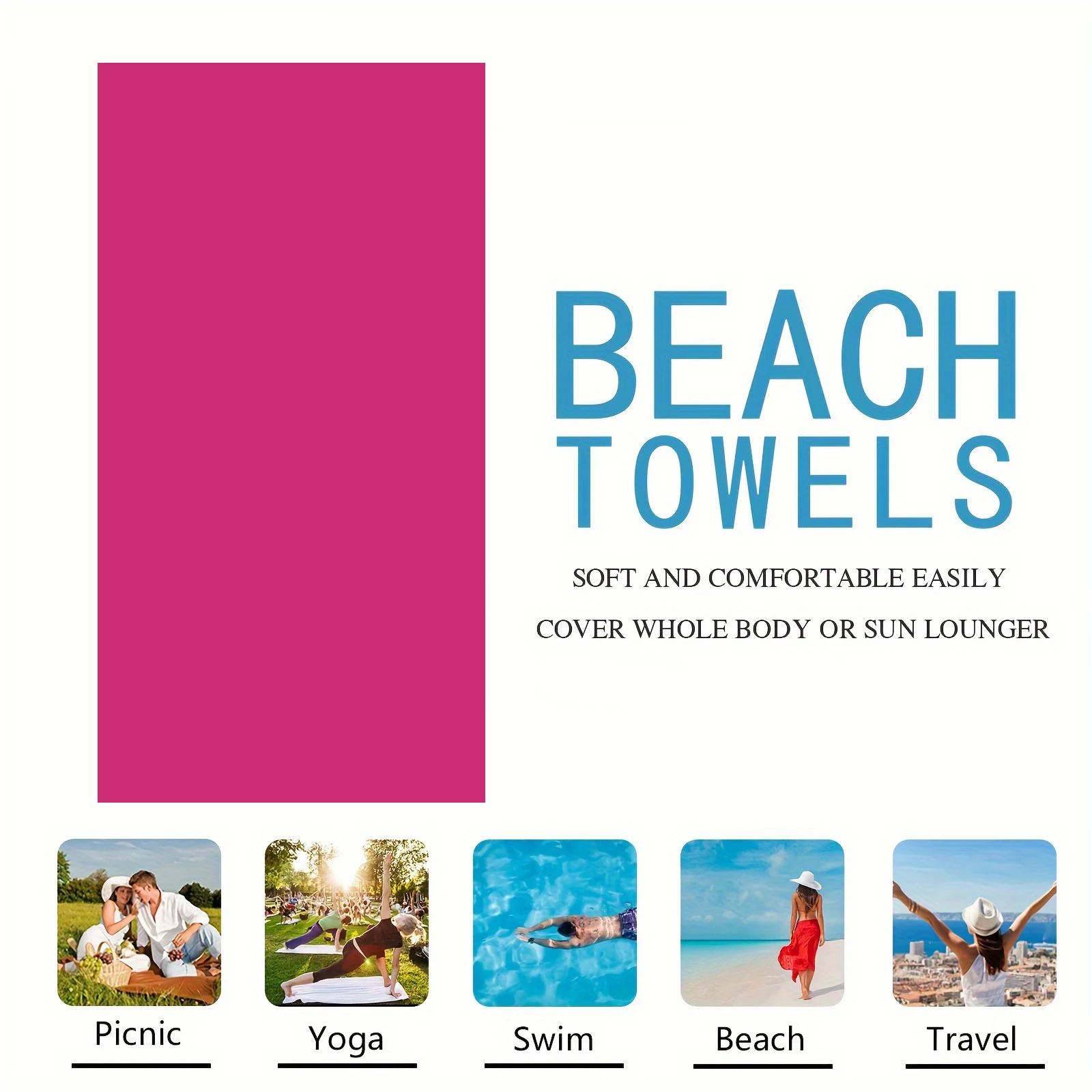 Toalla de playa personalizada con nombre toalla microfibra_voghion.com