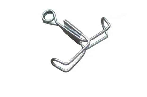 Spring Water stop clip Metal latex pipe clamp Chemical laboratory equipment 10pcs free shipping