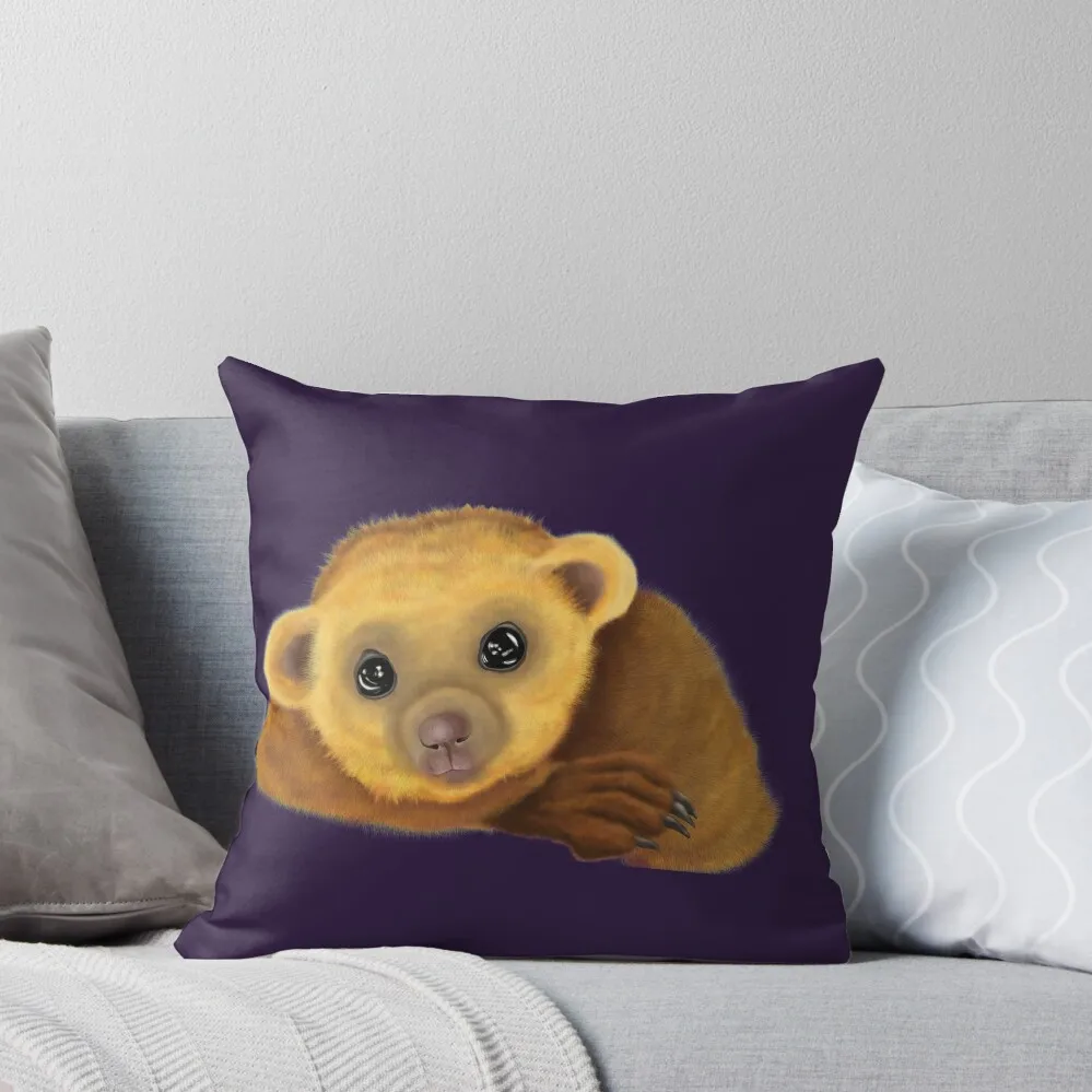 Chilling Kinkajou Throw Pillow Decorative Pillow Covers For Sofa Sofa Cover autumn decoration Decorative Cushion pillow