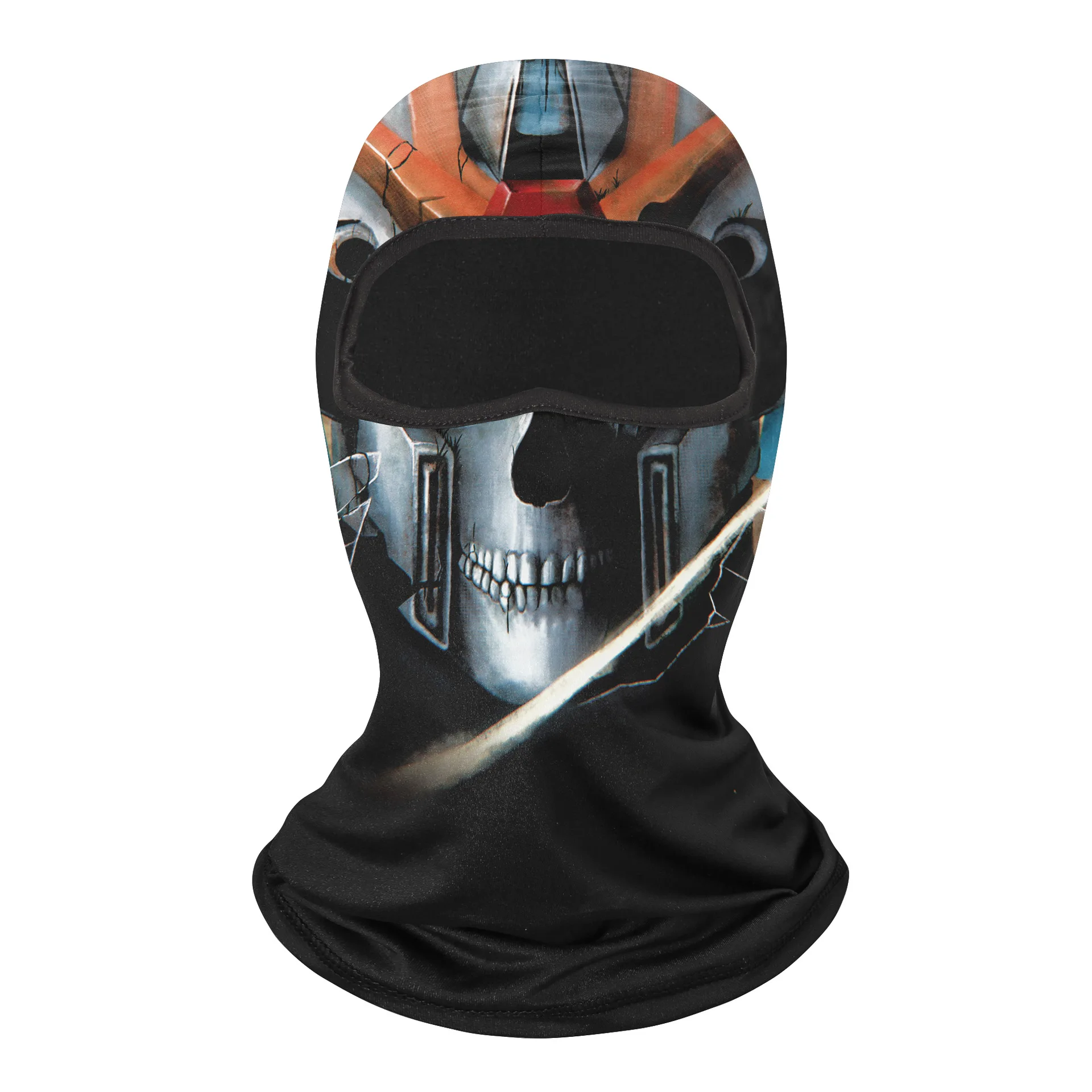 3D Print Cycling Headwear Venom Mask Sunscreen Neck Gaiter Skull Braga Cuello Hombre Face Shield Hunting Camping Men Balaclava