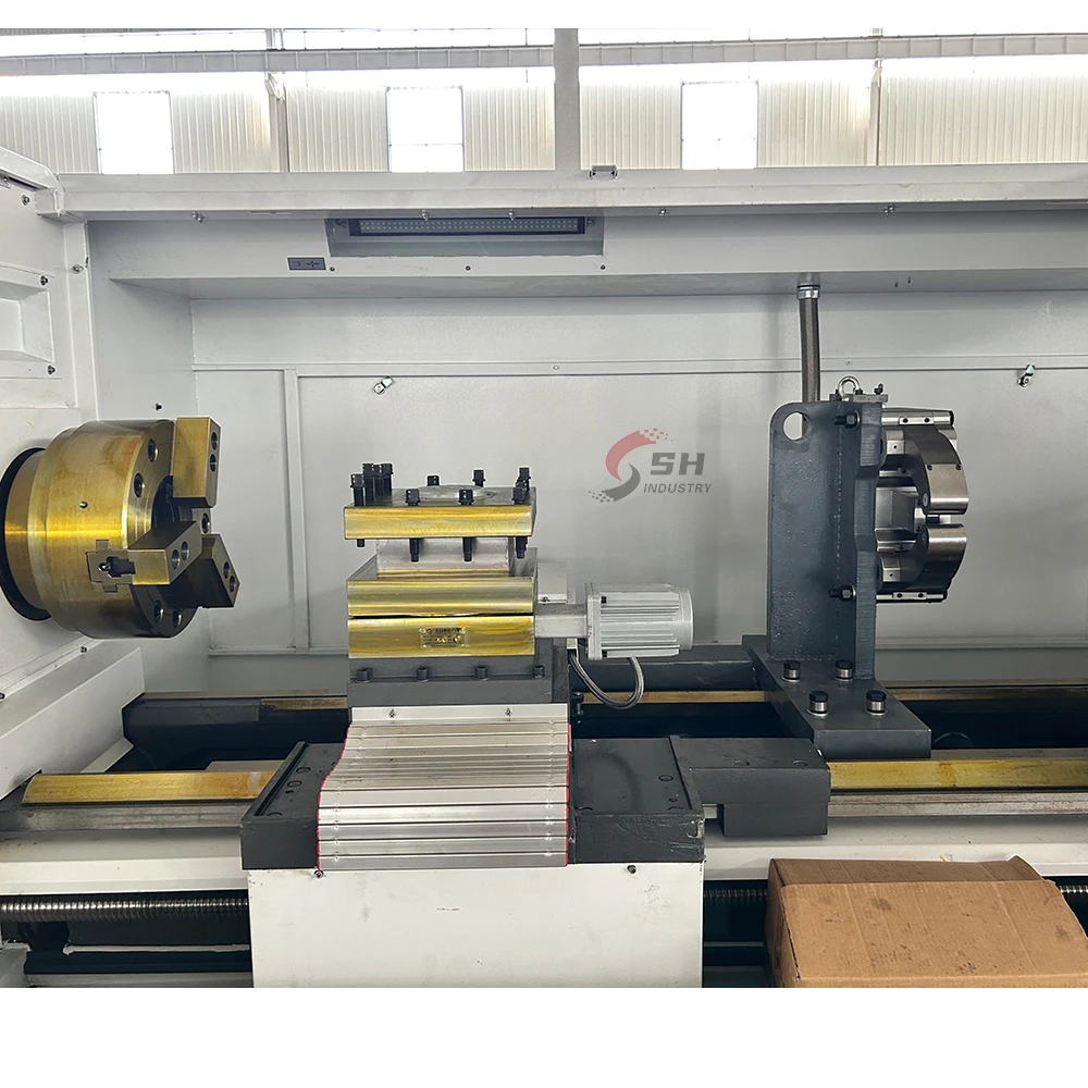 Taiwan Horizontal Flat Bed Hine CK6150 CK6180 Lathe CNC For Metal