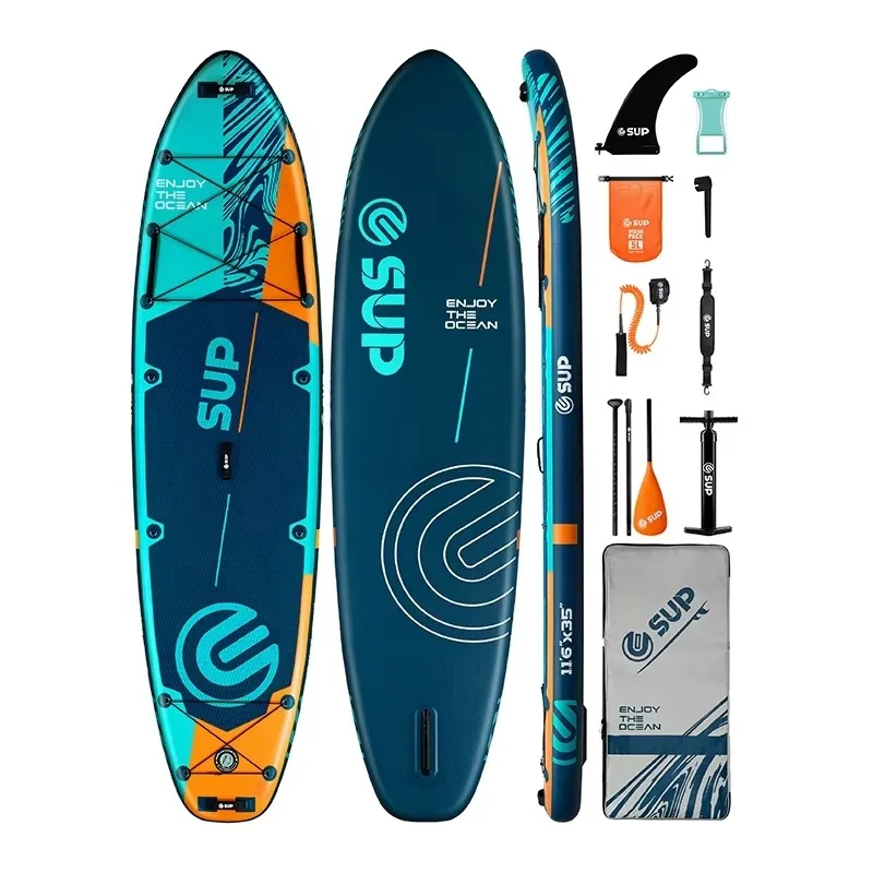 

12V electric paddle board vertical inflatable SUP board with air pump water sports equipment and surf bag accessories