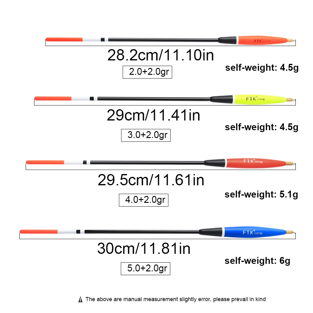 Flotador Fir Bobber Barguzinsky FTK para pesca de carpa en roca marina - imagen 2
