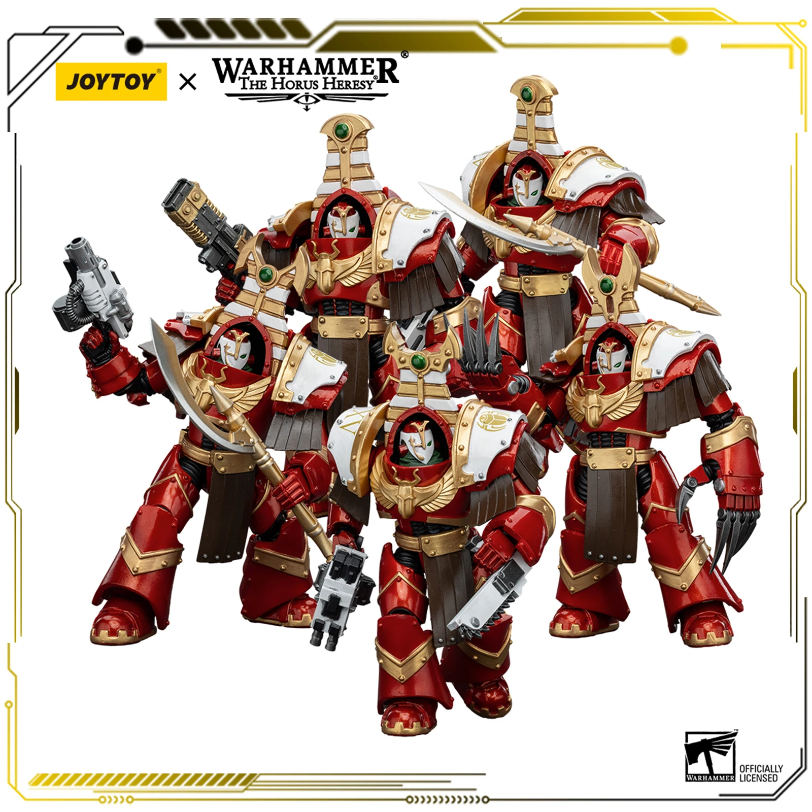

JOYTOY Warhammer 40000 1/18 Action Figure 13.6cm Thousand Sons Sekhmet Terminator Cabal Sekhmet With Weapons
