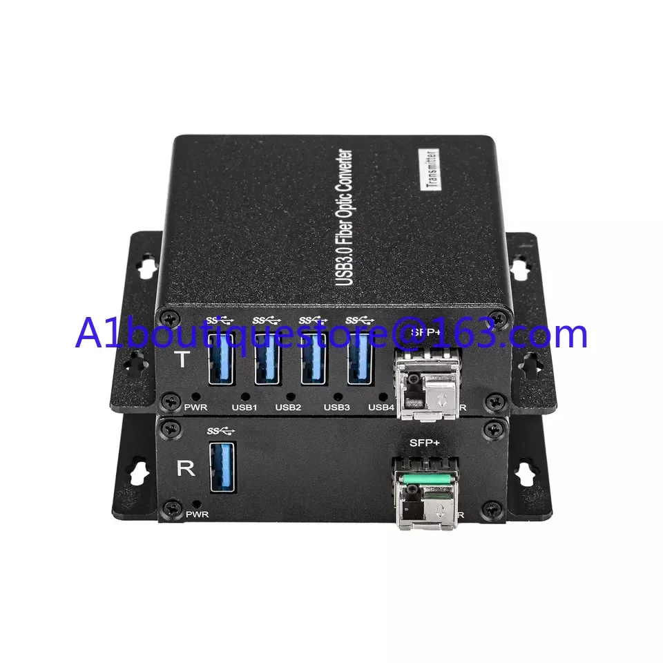 USB 3.0 Extender, 4-Port USB 3.0 Extender 250m over Fiber Cable