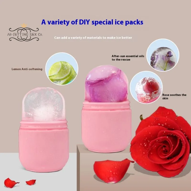 Cartoon Varken Vorm Ijs Gezichtsroller Gua Sha Wallen Roller Lifting Gereedschap Ijsblokjesbakken Ijsballen Gezicht Massager Schoonheidsverzorging