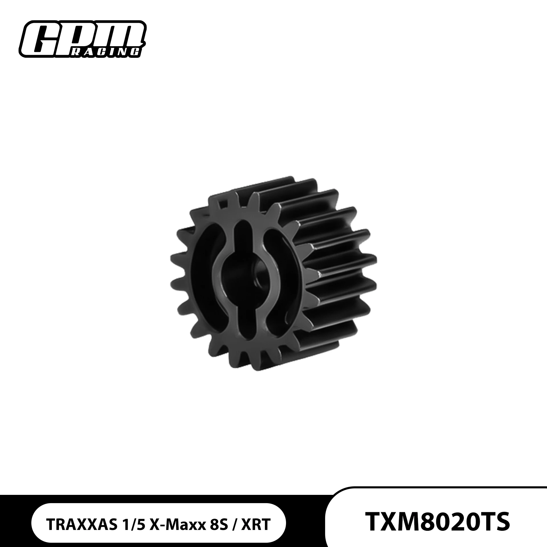 GPM  Carbon Steel Transmission Input Gear 20T For 7785X TRAXXAS 1/5 X-Maxx 8S / XRT -77086-4