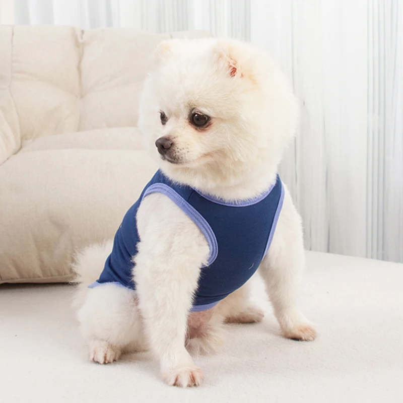 Summer Small Dog Vest Letter Print Pet Pullover for Chihuahua Schnauzer Puppy Clothing Soft Comfortable Pet  Sleeveless T-shirt