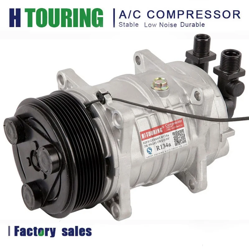 

TM16 Auto Air AC A/C Compressor For Universal Freezer Truck 103-56120 2521195 PV8 TM16 12V/24V For Toyota Coaster Bus