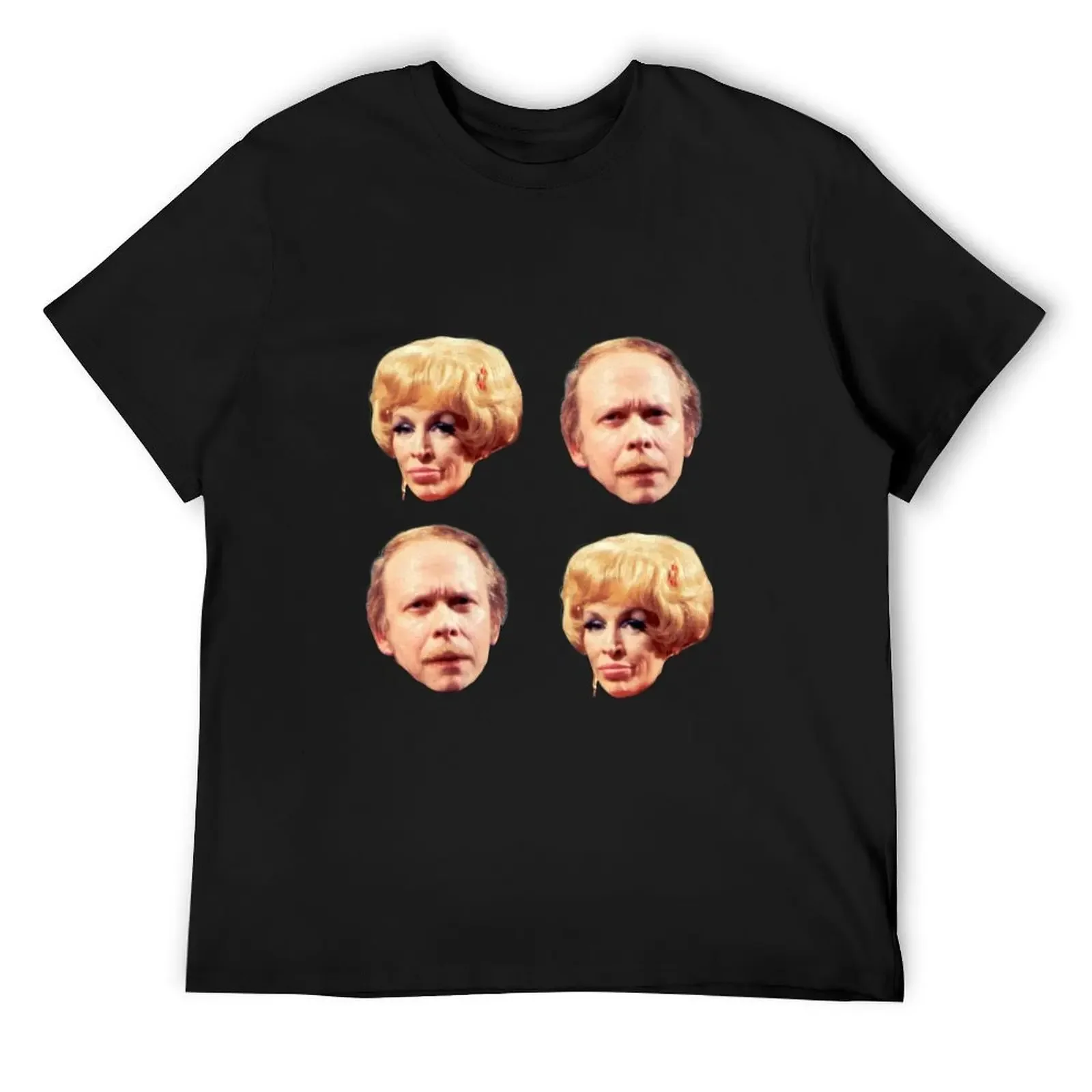 

George and Mildred T-Shirt Blouse Aesthetic clothing korean fashion fitted t shirts for men