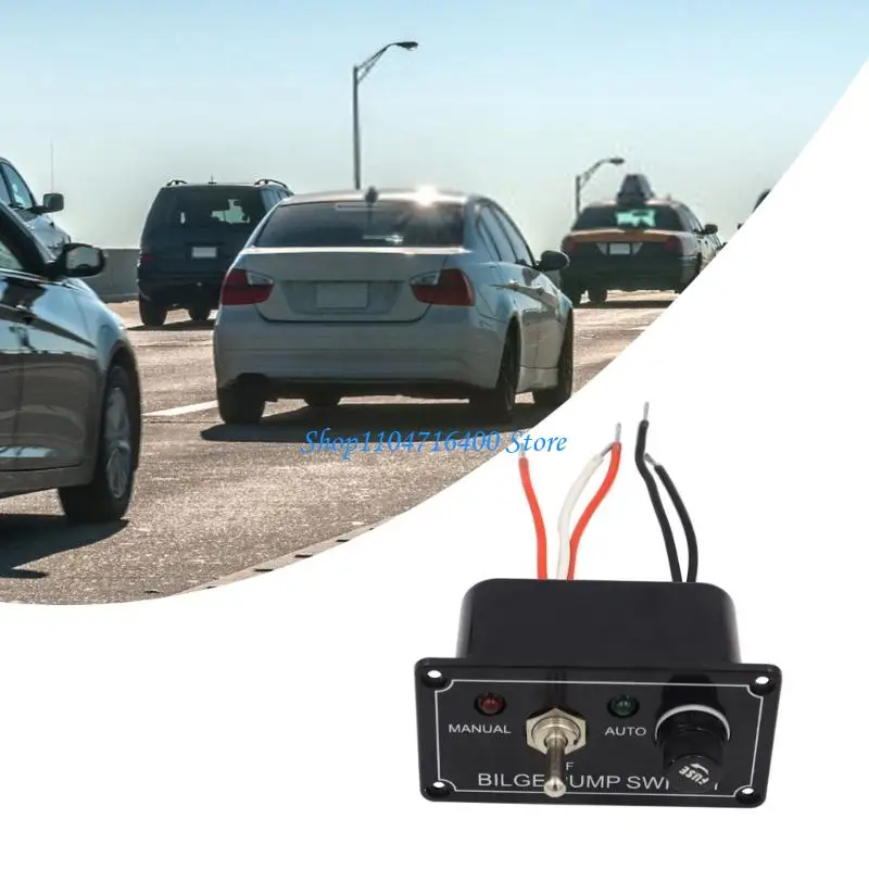 y1gd Manual-Off-Auto Switches with LED Light for Campers Toggle Switches Panel