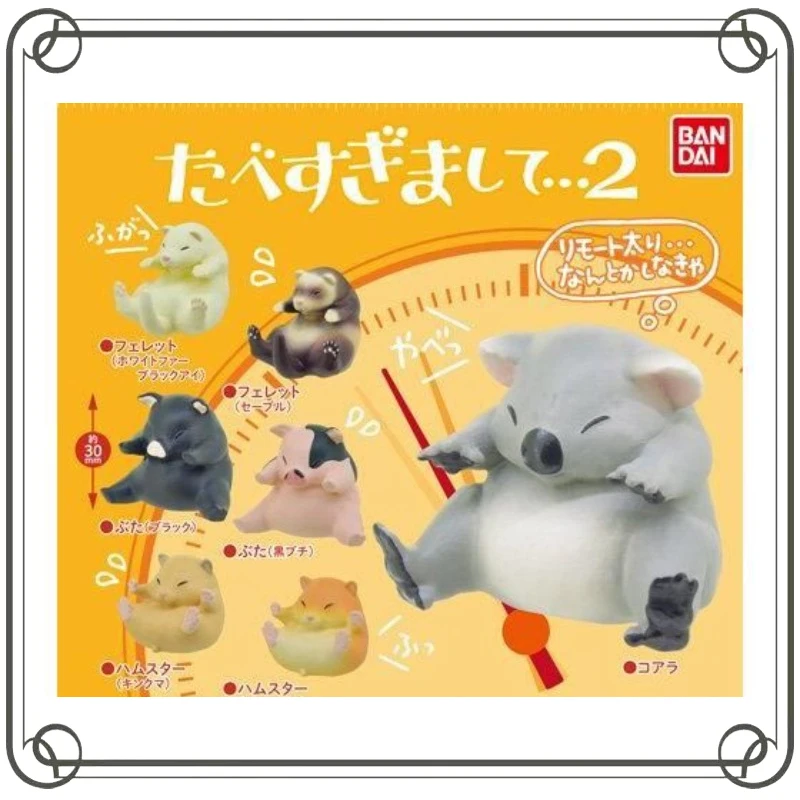 Chubby Animal Hamster Gashapon Miniature Animal Cute Desktop Ornament Children's Day Gifts Action Figure Model Toys