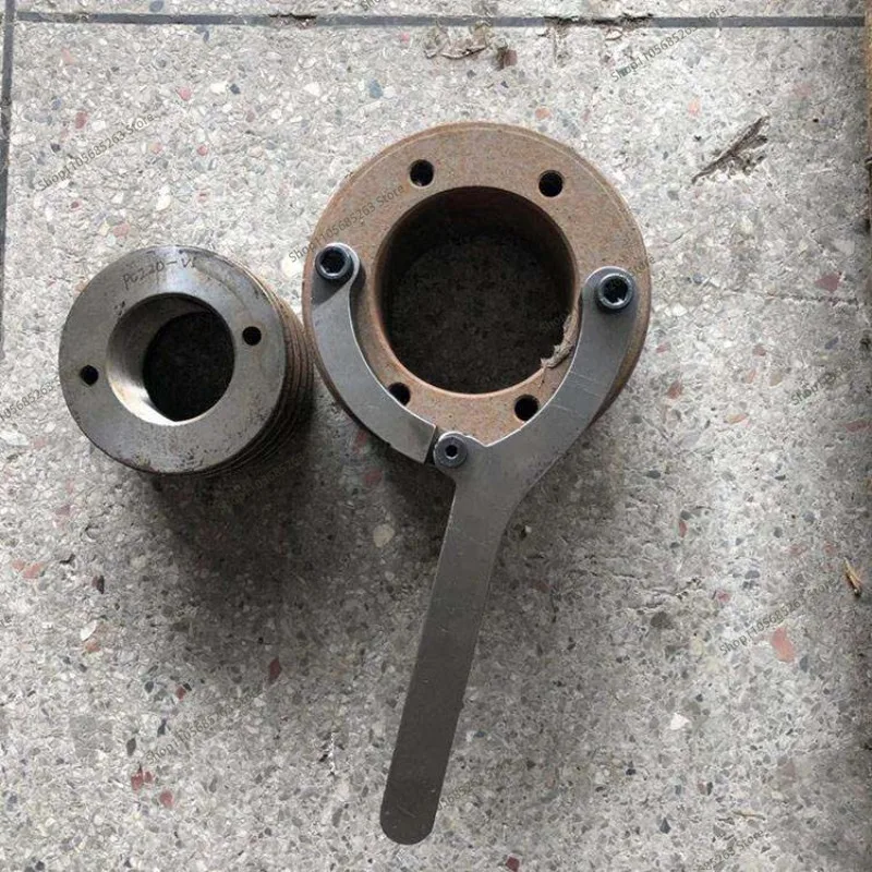 Hydraulic Wrench for Piston & Arm Disassembly, 2-Jaw Excavator Cylinder Seal Replacement Tool