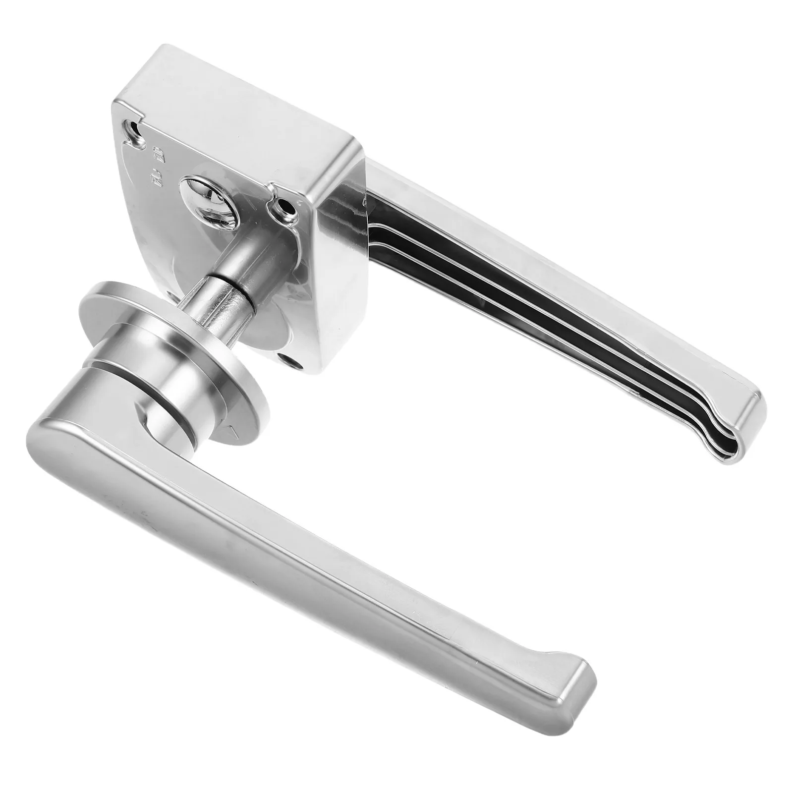 

Замок для двери туалета автодома, ручка-защелка для лодки, внутренняя ручка-кнопка для кемпера, для ванной комнаты, для обеспечения конфиденциальности и безопасности, из сплава, для спальни, компактный, бесшумный