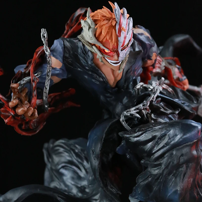 

Kurosaki Ichigo Iron Curtain GK Garage Kit Doll - Action Figure for Tabletop Animation Play Second-Hand Collectible Model Toy