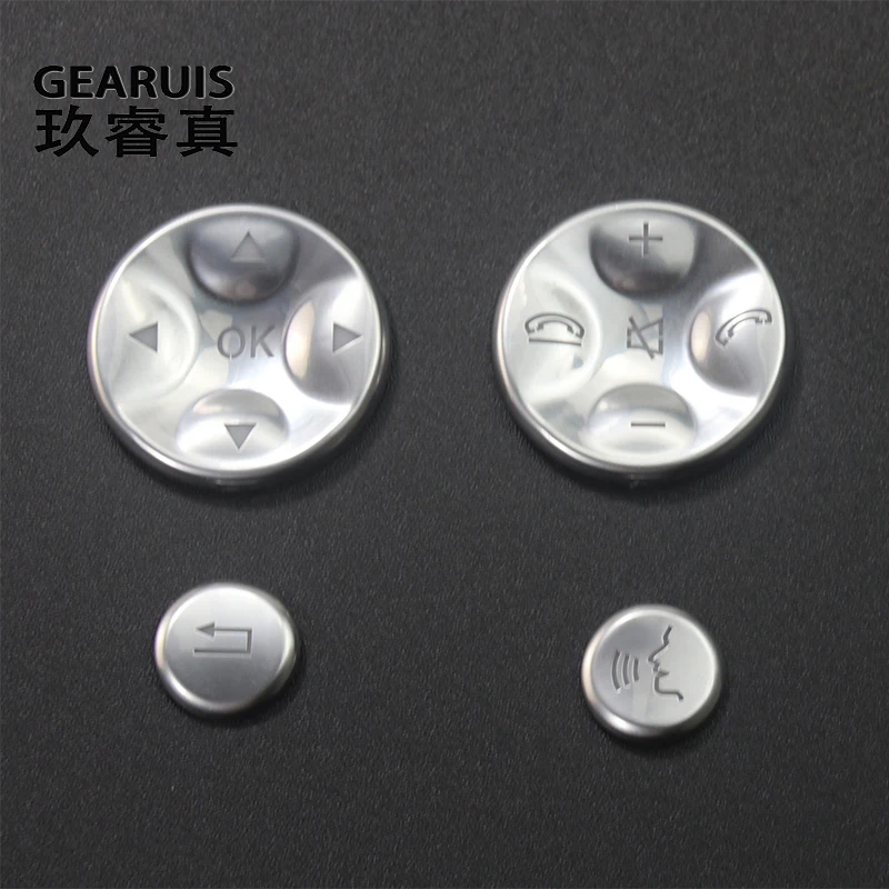 Car Steering Wheel Control Switch Push Button decoration repair Cover For Mercedes Benz W221 S Class 2006-2012 Auto Accessories