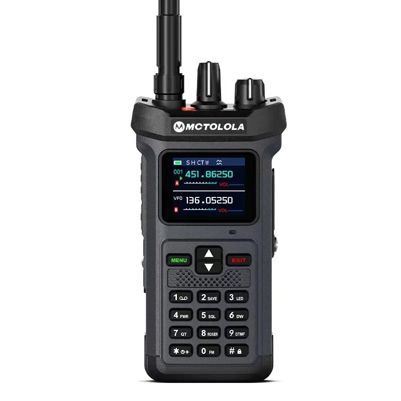 MOTOLOLA MT-628 20 واط خارجي عالي الطاقة VHF UHF ثنائي النطاق لاسلكي كهربائي محمول جهاز اتصال لاسلكي