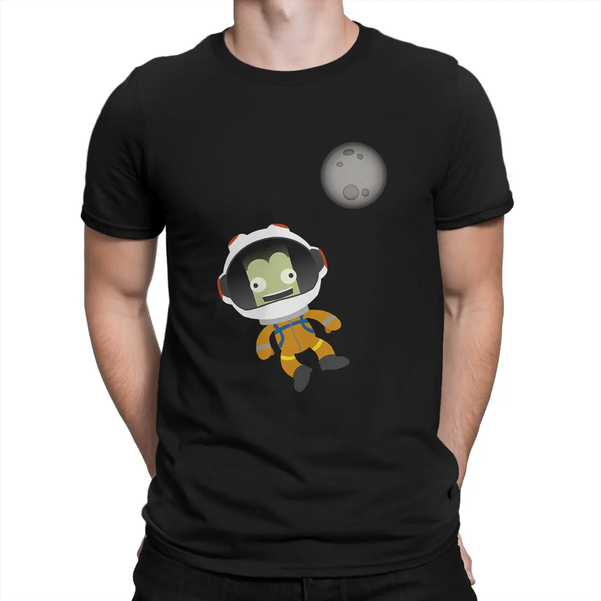 Kerbal Space Program Game Newest TShirt for Men Mún Or Bust Round Collar Pure Cotton T Shirt Personalize Gift Clothes Tops