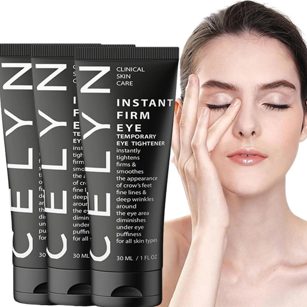 Instant Firm Eye Cream 30ml Under Eye Tightening Treatment for Fine Lines, Dark Circles & Puffiness, Smoothing Lifting Skin Care