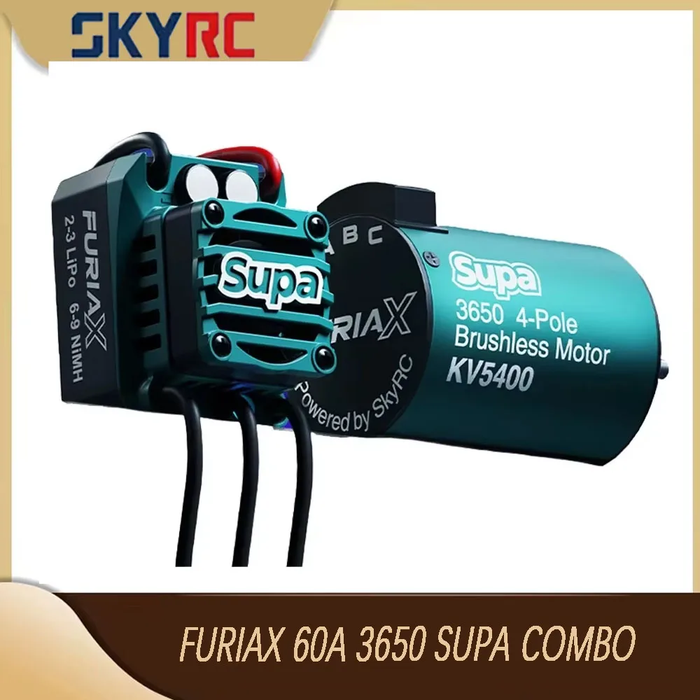 

SkyRC FuriaX Supa Combo: 3650 4-полюсный двигатель 5400 кВ + ESC 60 А (SK-300080/SK-400035) для радиоуправляемых автомобилей 1/10