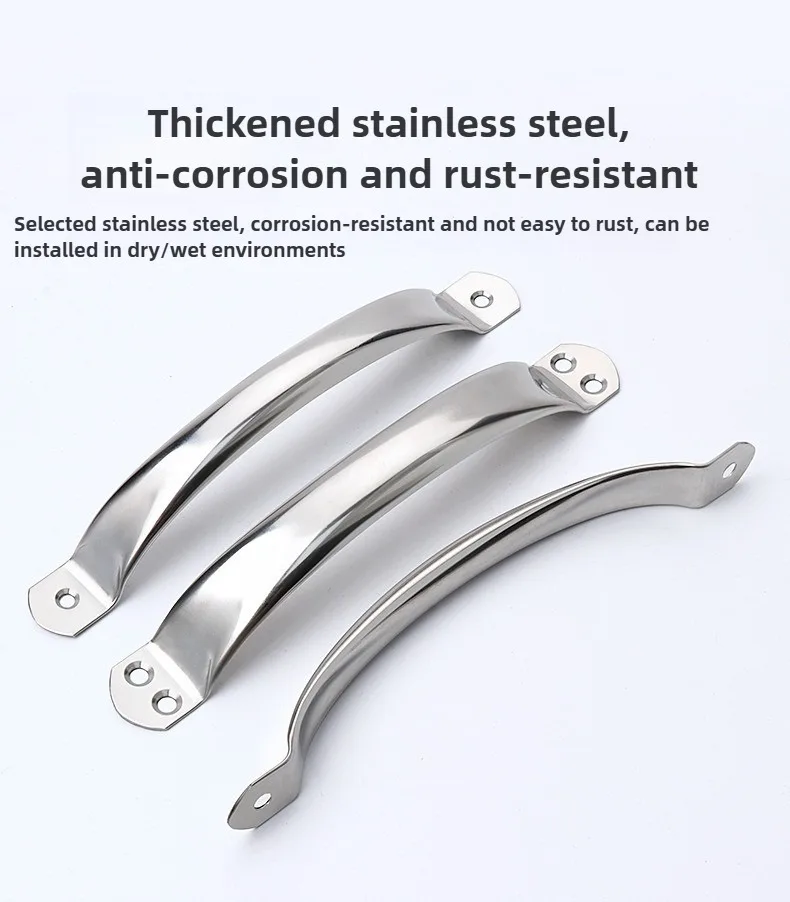 2/4/6 Stück Edelstahl-Türgriffe Schrankknöpfe Silber Schubladenknöpfe Küchenschrankgriffe 78mm 95mm 105mm 128mm im antiken Stil – Detail 2