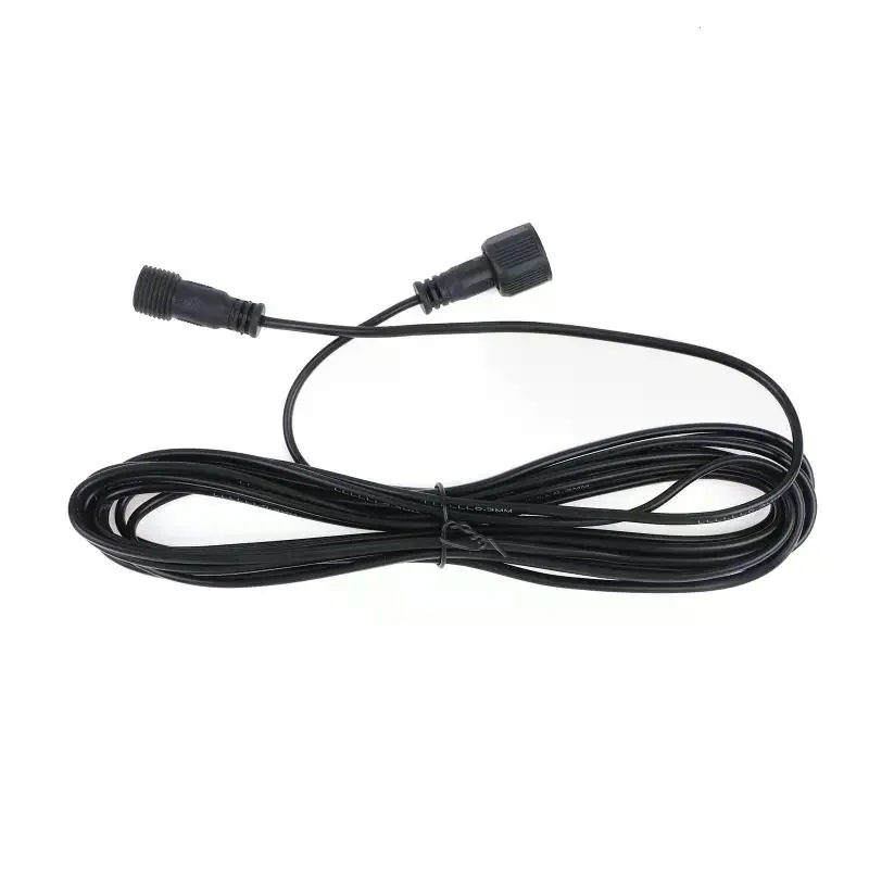 5M Low Frequency Universal Solar Spotlights Waterproof Cord Extension Cable 2Pin Male To Female Connector Floodlight Cable