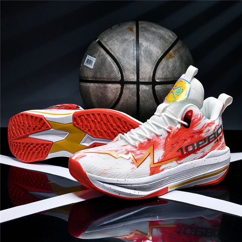 2026 new men's and women's basketball shoes breathable leisure sports shoes non-slip cushioning comfortable running shoes male