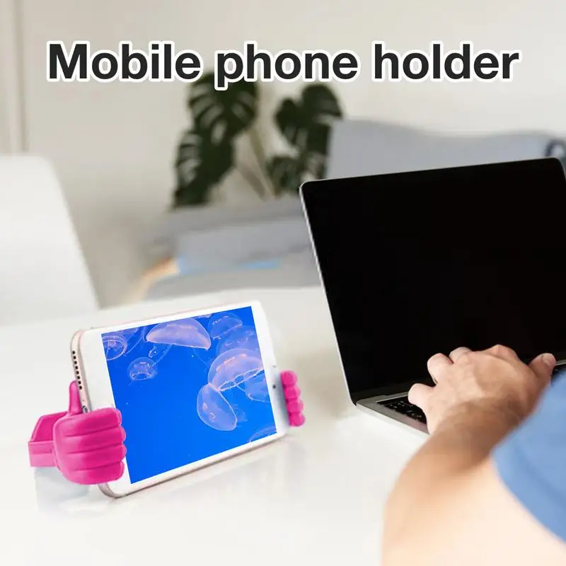 Daumen Telefon halter Desktop-Telefon halter Tablet-Displayst änder Smartphone Tablet-Halterung Daumen Tablet-Ständer Handy halter