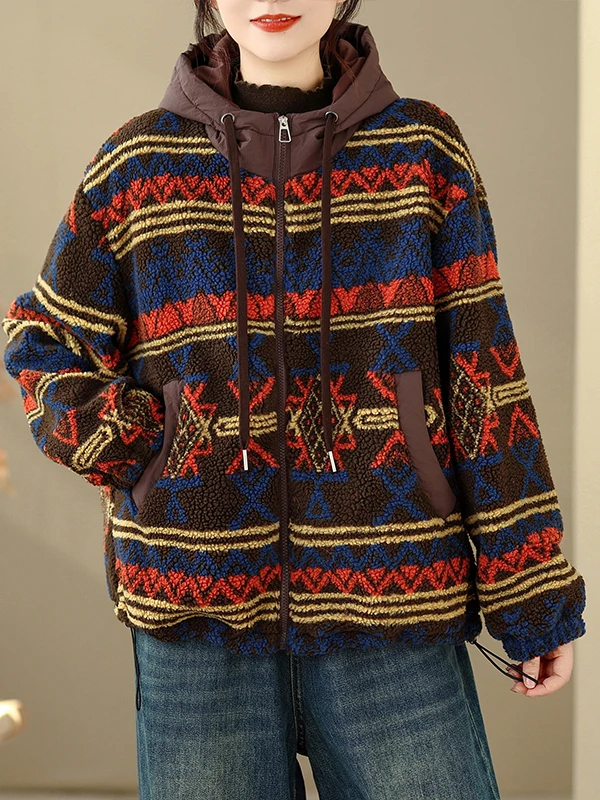 

Женское теплое пальто из искусственного меха Jaet с мехом ягненка Aosphere Sense, осенне-зимнее хлопковое пальто Thiened, длинное свековое пальто на молнии