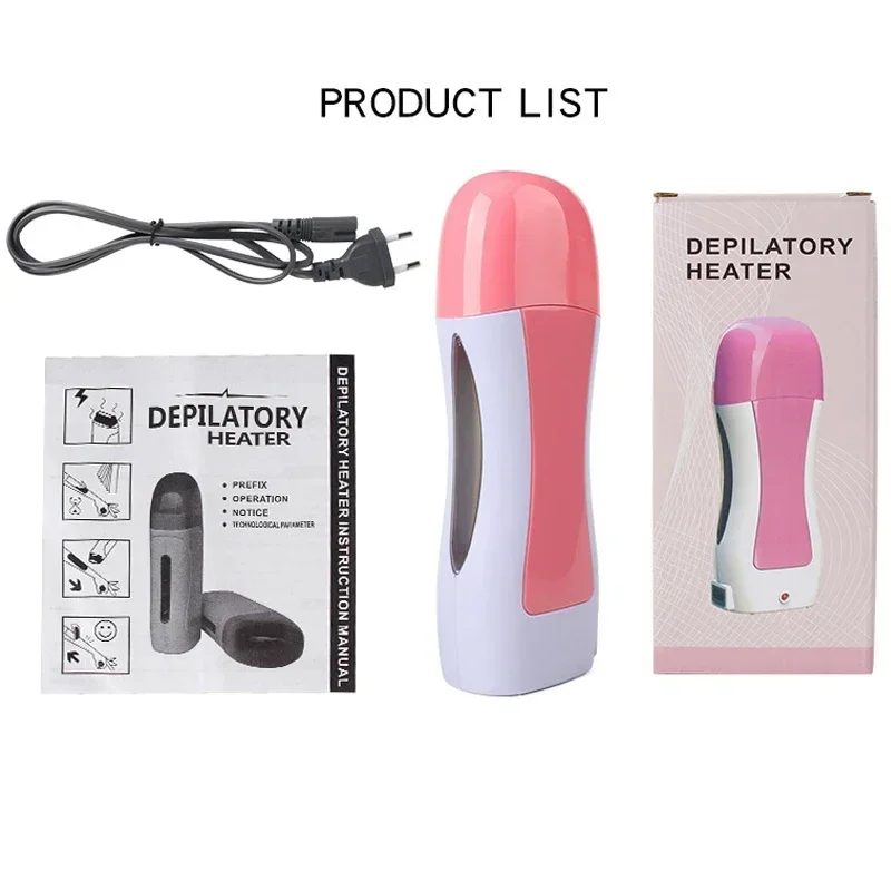 Handheld Electric Wax-melt Heater Machine Portable Epilator Roll on Wax Depilatory Heater Skin Care Tools Hair Removal Heater