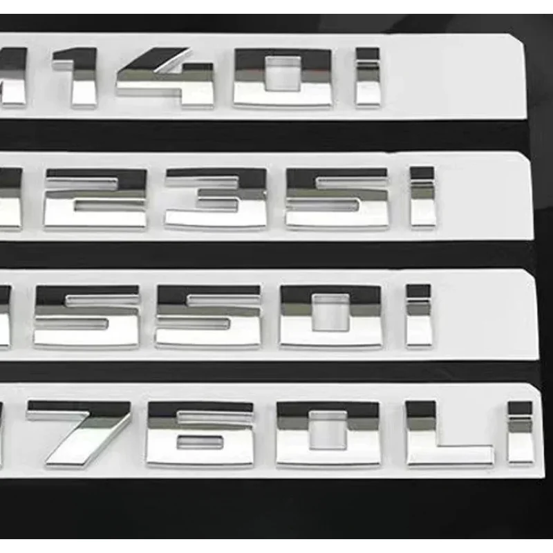 1Pcs Car rear emblem M540Li M550i M435i M425i M450i M535i M435d M425d M450d M535d M550d 4colors fit for Germany car Bmw series