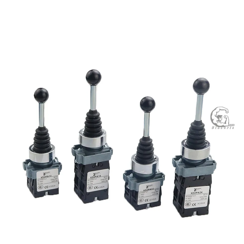 4NO 4 positions interrupteur à bascule croisé XD2PA14 XD2PA24 contrôleurs de joystick/2NO 2 positions interrupteur à bascule XD2PA12 XD2PA22