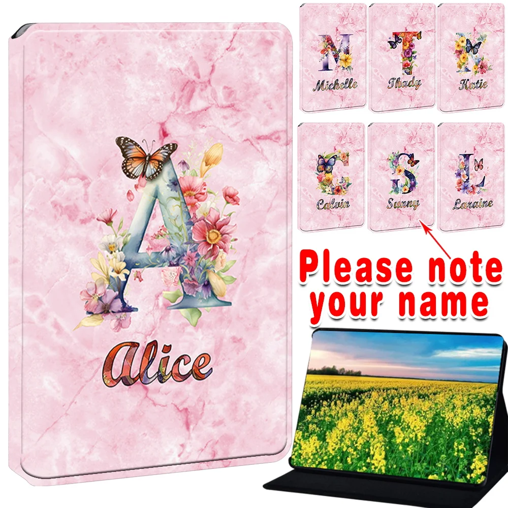 

Customized Name Stand PU Lether Case For Amazon Kindle Paperwhite 1/2/3/4/5 /Kindle 8th Gen/Kindle 10th Gen/Kindle 11th Gen